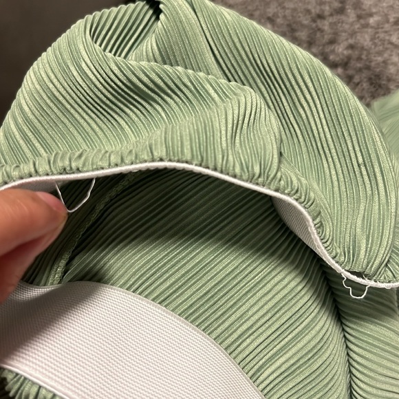 ⚪️ Storets / Maria Flared Leg Plisse Pants S/M - Picture 10 of 10